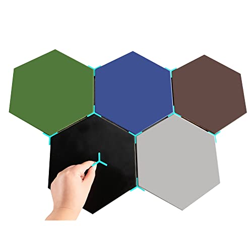 Ching Color Y-förmige Achteck-Fliesen-Wandnivellierungsclips 1/8-Zoll-Sechskant-Keramikfliesen-Abstandshalter Badezimmer-Küchen-Bodennivellierungssystem 100St (Ching Farbe) von WOCOYO