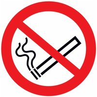 Sonstige - Verbotsschild Aluminium D100 mm Rauchen verboten von sonstige
