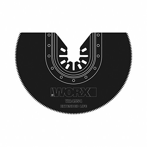Worx wa4954 100 mm ausgefahren Zähne Holz Dekolleté Blade für Worx Sonicrafter/Werkzeug/Multitool von WORX