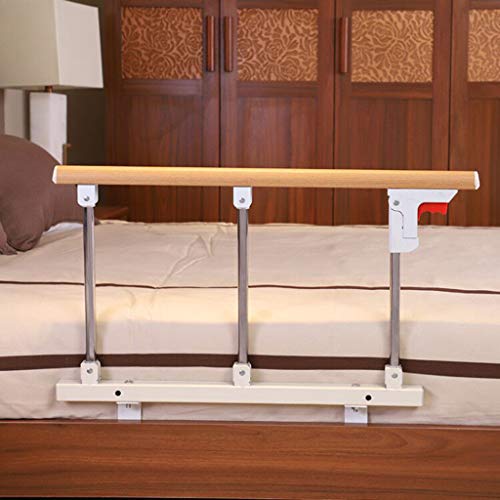 WQZStar Bettgitter-Seitenschutz, faltbar, für ältere Menschen/Erwachsene, tragbares Bett-Sicherheitsgeländer, Barriere-Bettgeländer-Griffstoßstange (B) (C) von WQZStar