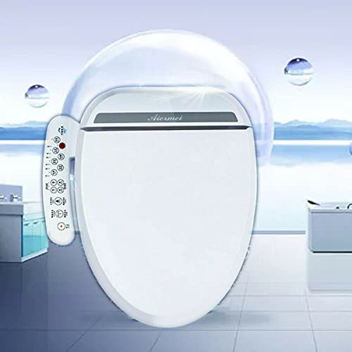 Elektrischer Smart WC Dusch WC Sitz Beheizte Toilette Automatische Reinigung Automatische Düsendesodorierung Einstellbare Temperatur Massage Intelligente Toilette von WSIKGHU