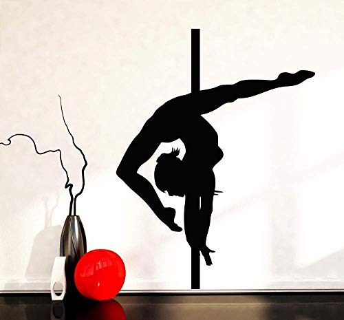 Wall Sticker House Decoration Pole Dance Streaptease Vinyl Decal Dancing For Living Room Health 72X53Cm von WYFCL