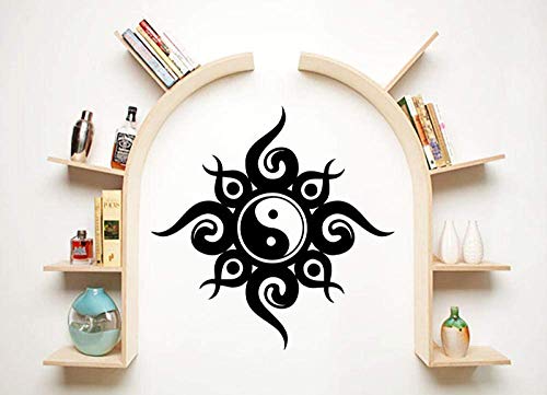 Wall Stickers Simple Designed About Chinese Ying Yang Religious Series Decorative Art Wall Decal Home Rooms Special Decor 42 * 42Cm von WYFCL