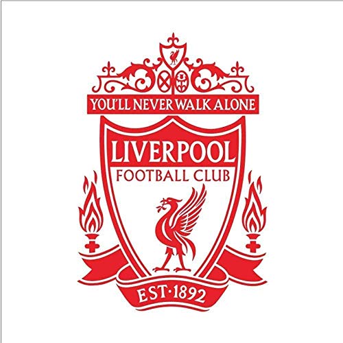 Wandaufkleber Kunst Wandtattoo 3D Liverpool Selbstklebender Fußballverein 58X85Cm von WYFCL