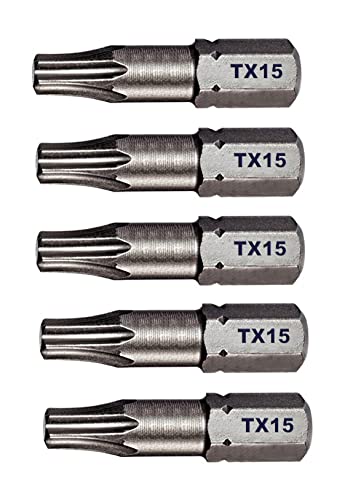 Profi Torx Bit 5 St. Torx Bits Tx15 mit Mehrfachkaufrabattierung von WZ-Gatze