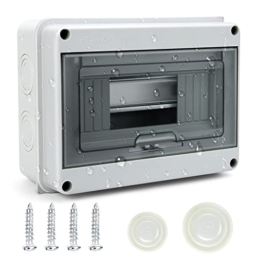Verteilerkasten Aufputz IP65 Waterproof Sicherungskasten Aufputz Hermetischer Sicherungskasten Kleinverteiler, Staubbeständigkeit Sicherungskasten, Entsprechen Feuchtraum Standard von WZDTNL
