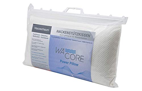 Wa'Core Power Pillow Nackenstützkissen Viscoschaum (Grande 35x70x12 cm) von Wa'Core