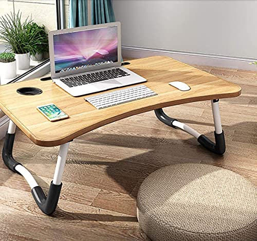 Wa-Very Laptoptisch, Lapdesk, Betttisch, Laptophalter, Notebooktisch, klappbarer Laptop-Schreibtisch, faltbarer Betttisch zum Lesen, Betttablett für Schreibtisch oder Frühstückstablett für Bett und S von Wa-Very