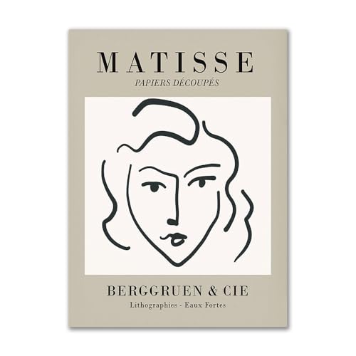 Waeta Rnvzx Berühmte Henri Matisse Poster Linie Schönes Mädchen Leinwand Gemälde Henri Matisse Wandkunst Henri Matisse Drucke Home Decor Bilder 40x60cm Kein Rahmen von Waeta Rnvzx