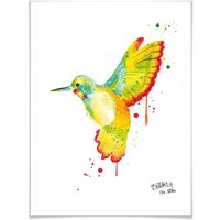 Wall-Art Poster "Kolibri", Vögel, (1 St.) von Wall-Art
