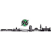 Wall-Art Wandtattoo "Fußball Hannover 96 Skyline + Logo", (Set) von Wall-Art