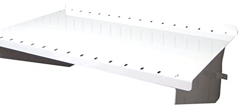 Wand Control asm-sh-1609 Tief Pegboard Regal für Stecktafel und Schlitz Werkzeug Board 9" weiß von Wall Control