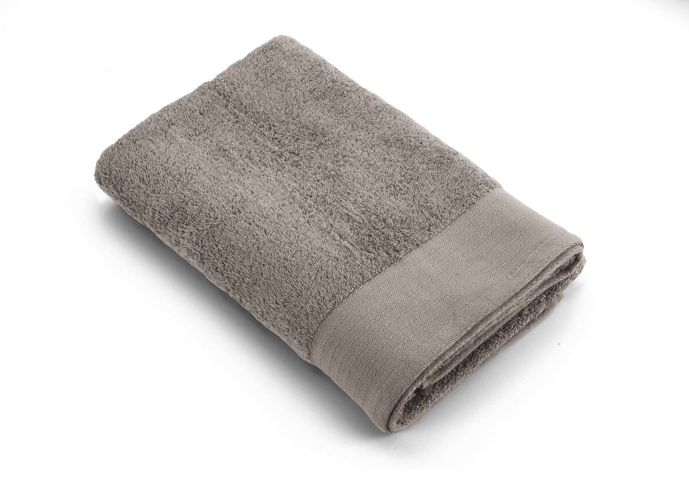 Walra Handtuch Duschtuch Soft Cotton Taupe - 70x140 cm, Baumwolle (1-St) von Walra
