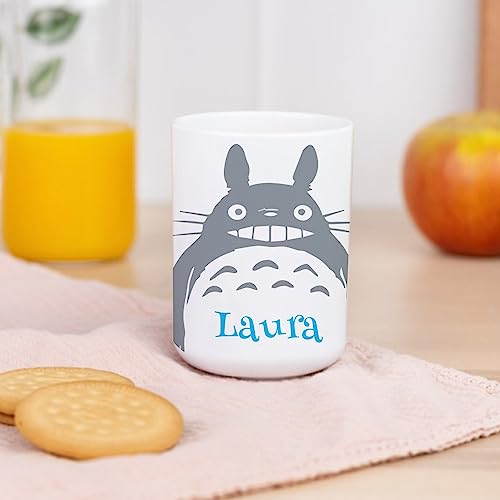 Wanapix | Kunststoffbecher mit Namen für Kinder | Unzerbrechlicher Trinkbecher Personalisierter | Schule/Kindergarten| BPA freier | 330 ml | Anime von Wanapix