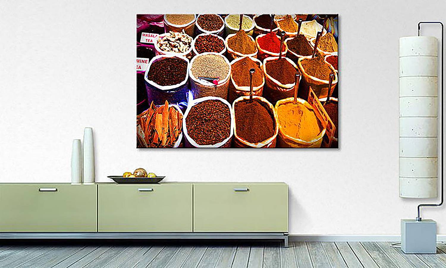 Leinwandbild Colorful Spices von WandbilderXXL