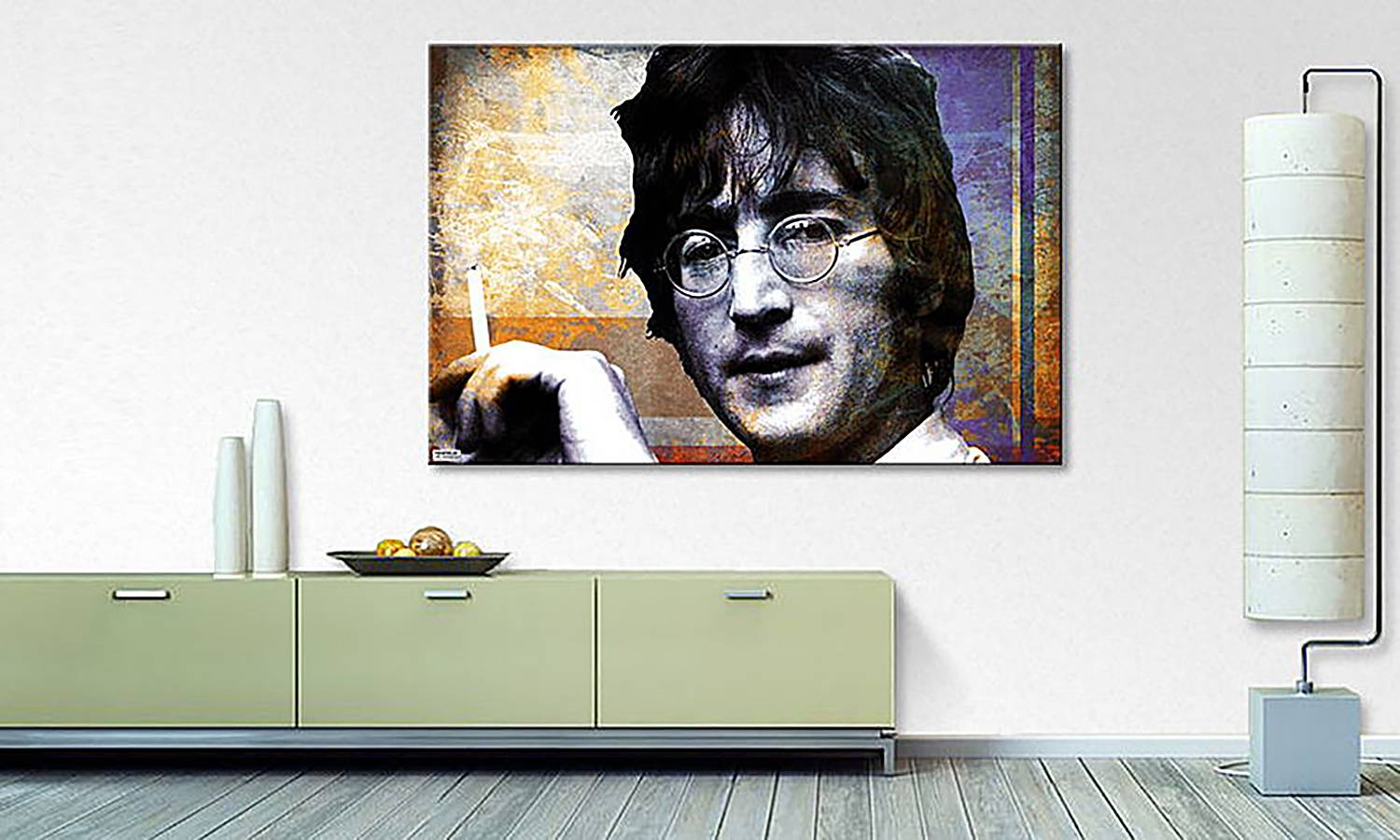Leinwandbild John Lennon von WandbilderXXL