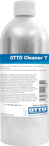 OTTO-Chemie Cleaner T Reinigunger und Entfetter für Glas, Metalle und Kunststoffe zur optimalen Haftung von Dichtstoffen (Cleaner T, 5000 ml) von Wandbreite