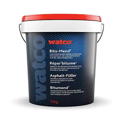 Asphalt Füller 25kg schwarz Kaltasphalt Asphaltreparatur von Watco