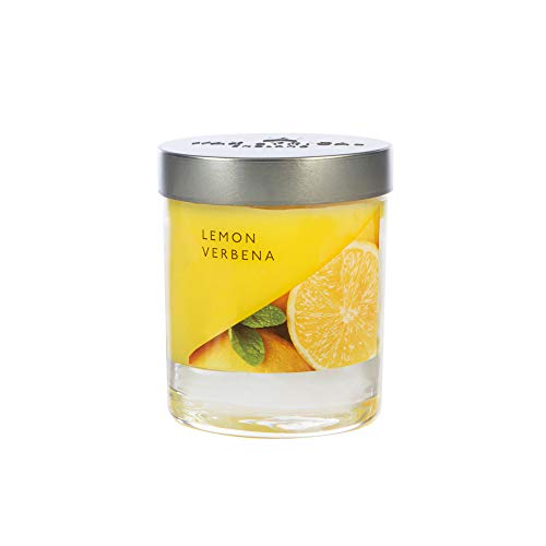 WAX LYRICAL Kleine Wachsfüllkerze Zitronenkraut Brenndauer ca. 35 Stunden im Glas, silber von Wax Lyrical