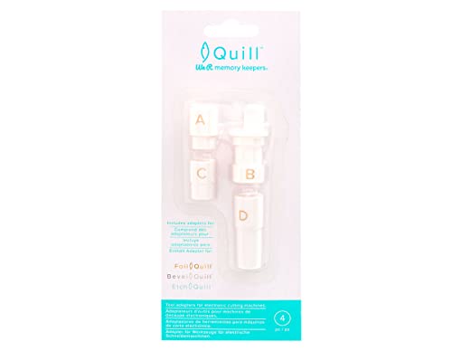 We R Memory Keepers 661147 Quiltstift-Adapter, 4 Stück, Sortiert, One Size von We R Memory Keepers