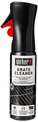 Weber 17875 Grillrost-Reiniger, 300 ml, Nebelspray, löst Fett- und Speisereste, schwarz von Weber