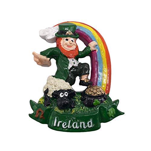 3D Regenbogen Irland Kühlschrank Kühlschrankmagnet Tourist Souvenirs Handgemachte Harz Handwerk Magnetische Aufkleber Home Küche Dekoration Reise Geschenk von Wedare Magnet Souvenir