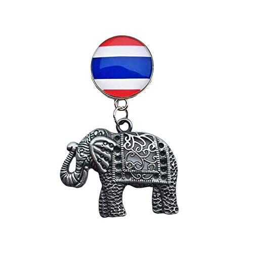 3d thailand elefant legierung metall kühlschrankmagnet reise tourist souvenirs kühlschrankmagnet haus und küche dekoration magnetische aufkleber sammlung von Wedare Magnet Souvenir