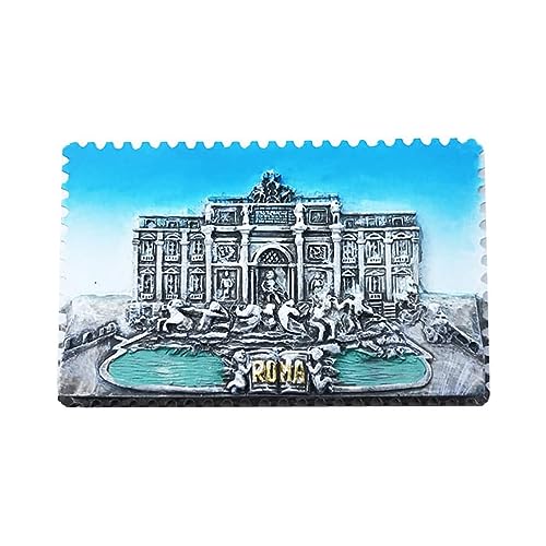 Italien Rom 3D-Kühlschrankmagnet, Kunstharz, Reise-Souvenirs, handgefertigt, Dekoration für Zuhause und Küche, Roma, Kühlschrankmagnet, Sammlung, Geschenk von Wedare Magnet Souvenir