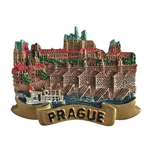 Prager tschechischer 3D-Kühlschrankmagnet Reiseaufkleber Souvenirs Home & Kitchen Dekoration Kühlschrankmagnet aus China von Wedare Magnet Souvenir