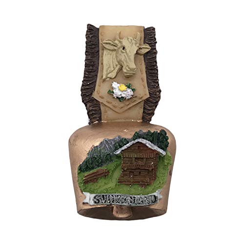 Schweiz 3D Kamel Glocke kühlschrankmagnet Tourist Reise Souvenirs handgemachte Harz Handwerk magnetische Aufkleber Home küche Dekoration Schweiz kühlschrankmagnet Sammlung Geschenk von Wedare Magnet Souvenir