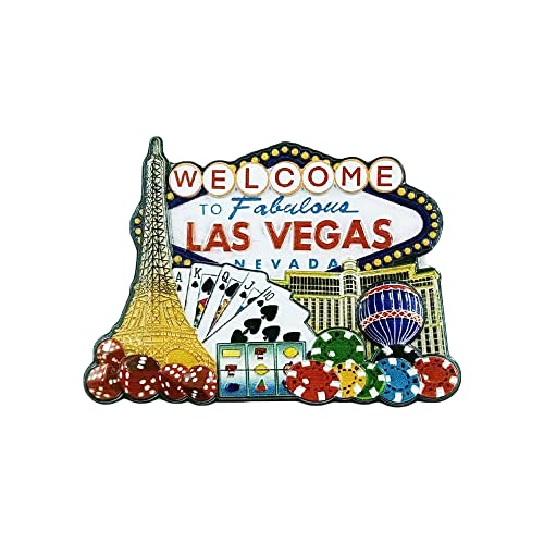 3D Las Vegas USA Kühlschrank Kühlschrankmagnet Tourist Souvenirs Handmade Harz Handwerk Magnetische Aufkleber Home Küche Dekoration Reise Geschenk von Wedare Magnet Souvenir