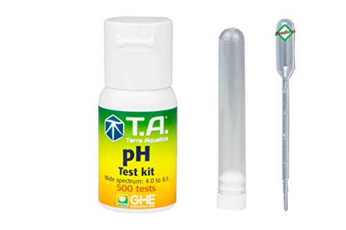 GHE pH-Wert-Messgerät Kit mit 500 Tests - pH Teststreifen pool Wassertester Pool Test pH-Streifen pH-Messgerät pH-Tester Pool Messgerät von Weedness