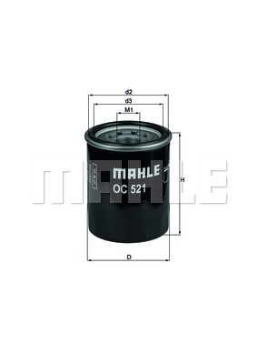 Mahle Ölfilter OC521 von Mahle
