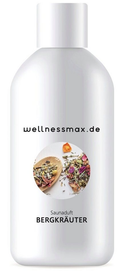 Wellnessmax Aufgusskonzentrat Premium Hausaufguss Konzentrat, Bergkräuter von Wellnessmax