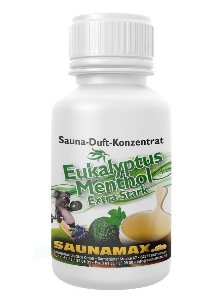 Wellnessmax Aufgusskonzentrat Premium Hausaufguss Konzentrat, Eukalyptus Menthol Extra Stark von Wellnessmax