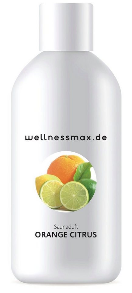 Wellnessmax Aufgusskonzentrat Premium Hausaufguss Konzentrat, Orange Citrus von Wellnessmax