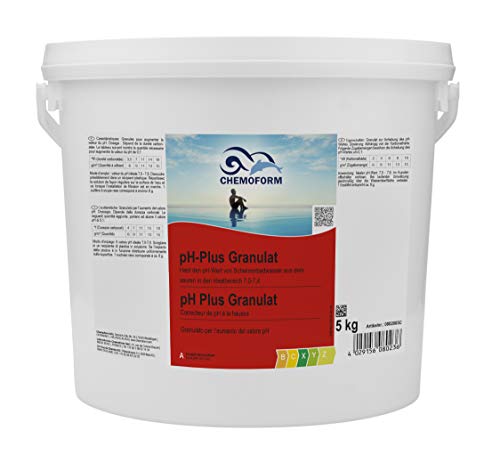 pH-Heber pH-Plus Granulat pH-Hebung Pool Whirlpool pH-Wert Regulierung 5 kg Eimer Chemoform von Wellsapool