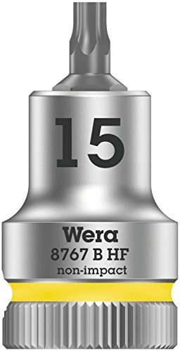 Wera 8767 B HF TORX® Zyklop Bitnuss mit 3/8"-Antrieb mit Haltefunktion, TX 15 x 35 mm von Wera