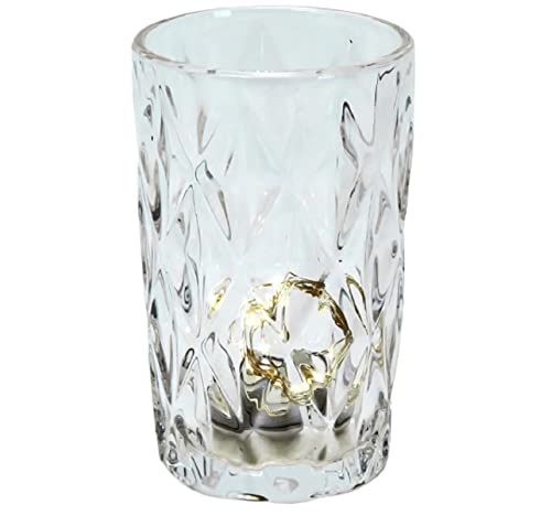 Longdrink Glas Wasser Saft Trink Basic klar H=13cm hoch Bar 300ml Raute edel von Werner Voß
