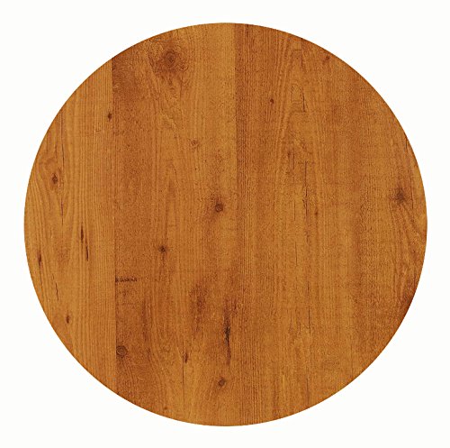 Werzalit / hochwertige Tischplatte/Pinie/runde Form 70 cm/Bistrotisch/Bistrotische/Gartentisch/Gastronomie von Werzalit