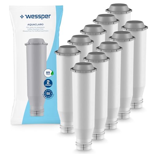 Wasserfilter kompatibel mit Krups F088 F 088, passt viele Modelle von Krups, Siemens, Bosch, AEG, Tefal, Neff, Gaggenau (10er Pack) von Wessper