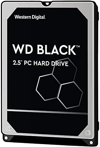 WD_BLACK HDD 1 TB (interne 2,5 Zoll, Hochleistungsfestplatte, Performance Desktop HDD, Gaming - 7.200 U/min, SATA 6 Gbit/s, 64 MB Cache, SMR) Schwarz von Western Digital