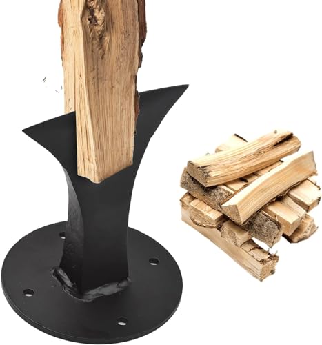 Weytoll Quick Manueller Holzspalter, Holzspalter Manuell, Schrauben Installation und -fixierung, für Holz unter 50cm, Heim-und Outdoor-Camping Feuerstellen, arbeitssparend Protokollspalter von Weytoll
