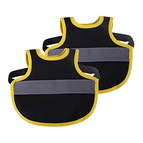 2Pcs Huhn Weste,WideSmart Hühnersattel Warnweste für Huhn Pet Reflective Vest Huhn Kleidung Geflügel Henne Sattel Schürze Federschutz Schürze Sattel Hühner Warnwesten Schürze Schutz Rückenschutz Jacke von WideSmart