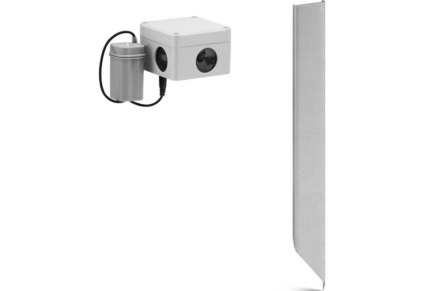 Wiesenfield Ultraschall-Tierabwehr Ultraschall Tiervertreiber - 1500m²-360,0000° - Akku - 3 Lautsprecher von Wiesenfield