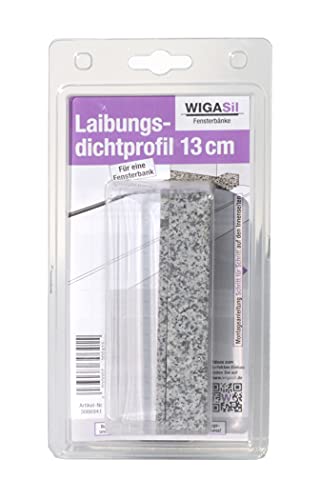 Wigasil Laibungsdichtprofil-Set Granit grau 13 cm Länge von Wigasil