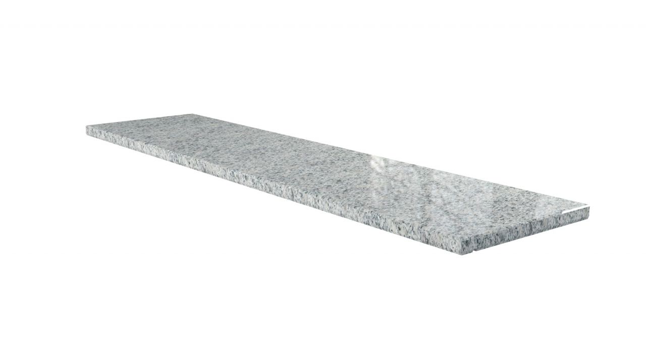 Wigastone Granit-Fensterbank grau 101 x 20 x 2 cm mit Wasserrille von Wigastone