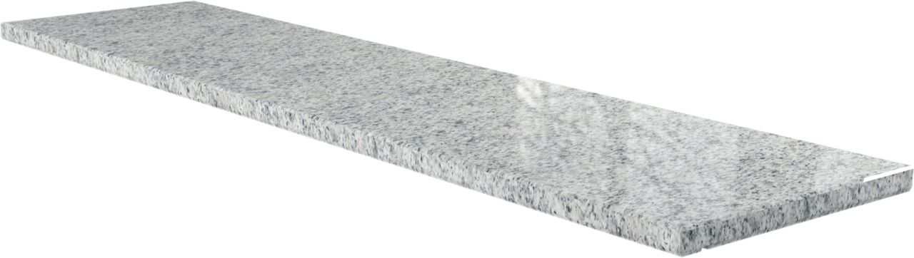 Wigastone Granit-Fensterbank grau Forte 275 x 12,5 x 3 cm mit Wasserrille von Wigastone
