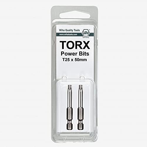 Wiha 74514 T25 x 50mm Torx Power Bit (2er Pack) von Wiha