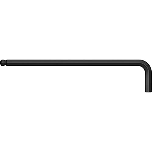 Wiha Stiftschlüssel Sechskant-Kugelkopf, schwenkbar für schwer zugängliche Bereiche, , Zoll-Ausführung brüniert (01432) 7/32 x 176 mm, 36 mm von Wiha